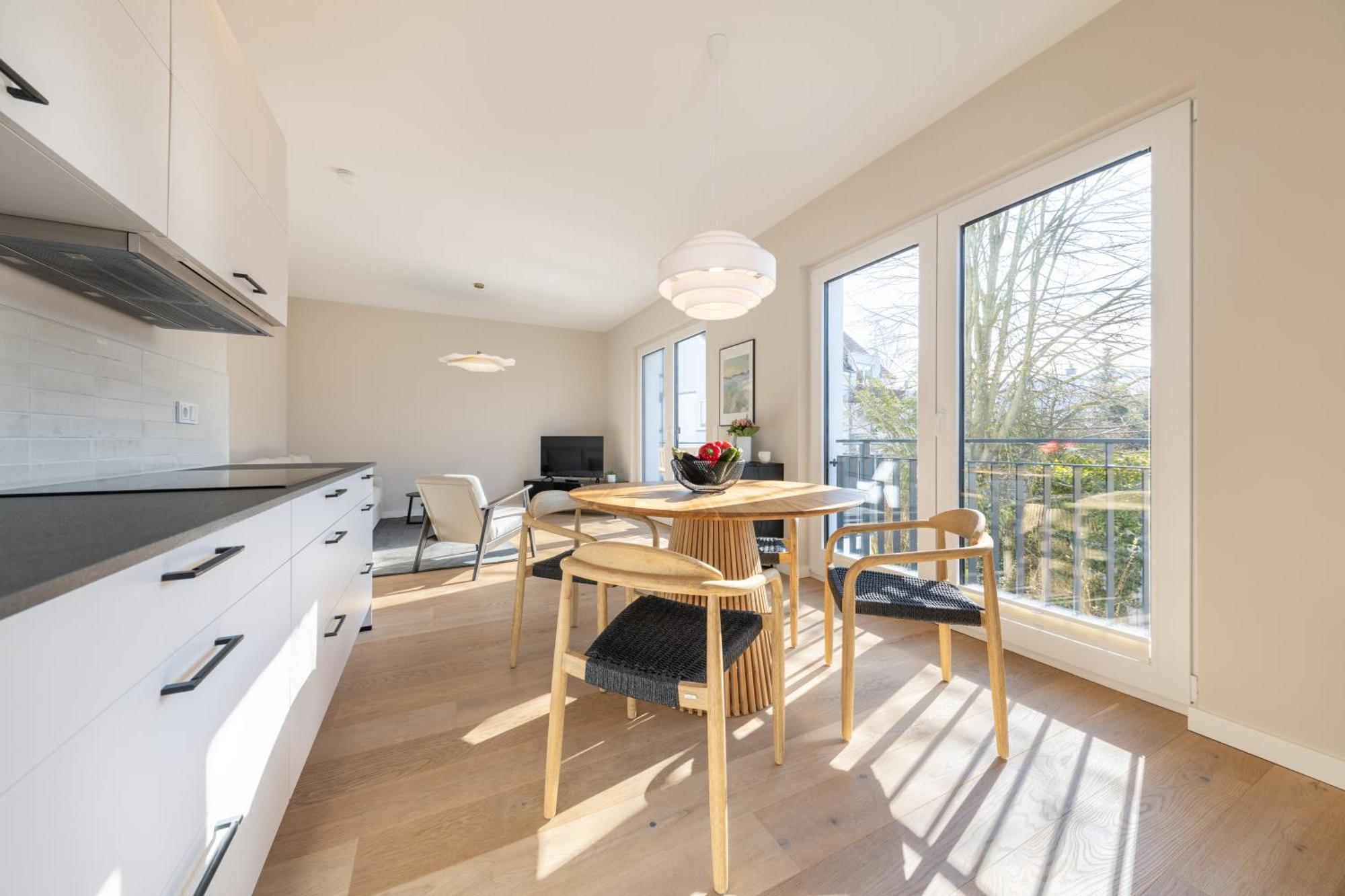 Ferienwohnung Strom Acht - Modern Frisch Inkl Stellplatz, Balkon - 200M Zum Alten Strom Rostock Eksteriør bilde